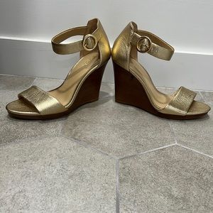 Never worn Michael Kors wedge heels